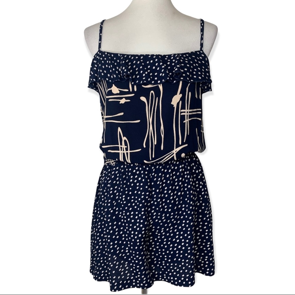 Hazel Black & Tan Multi Print Romper